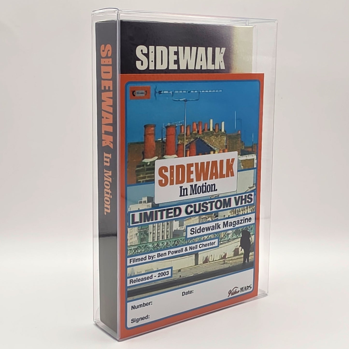 Custom White VHS - Sidewalk - In Motion