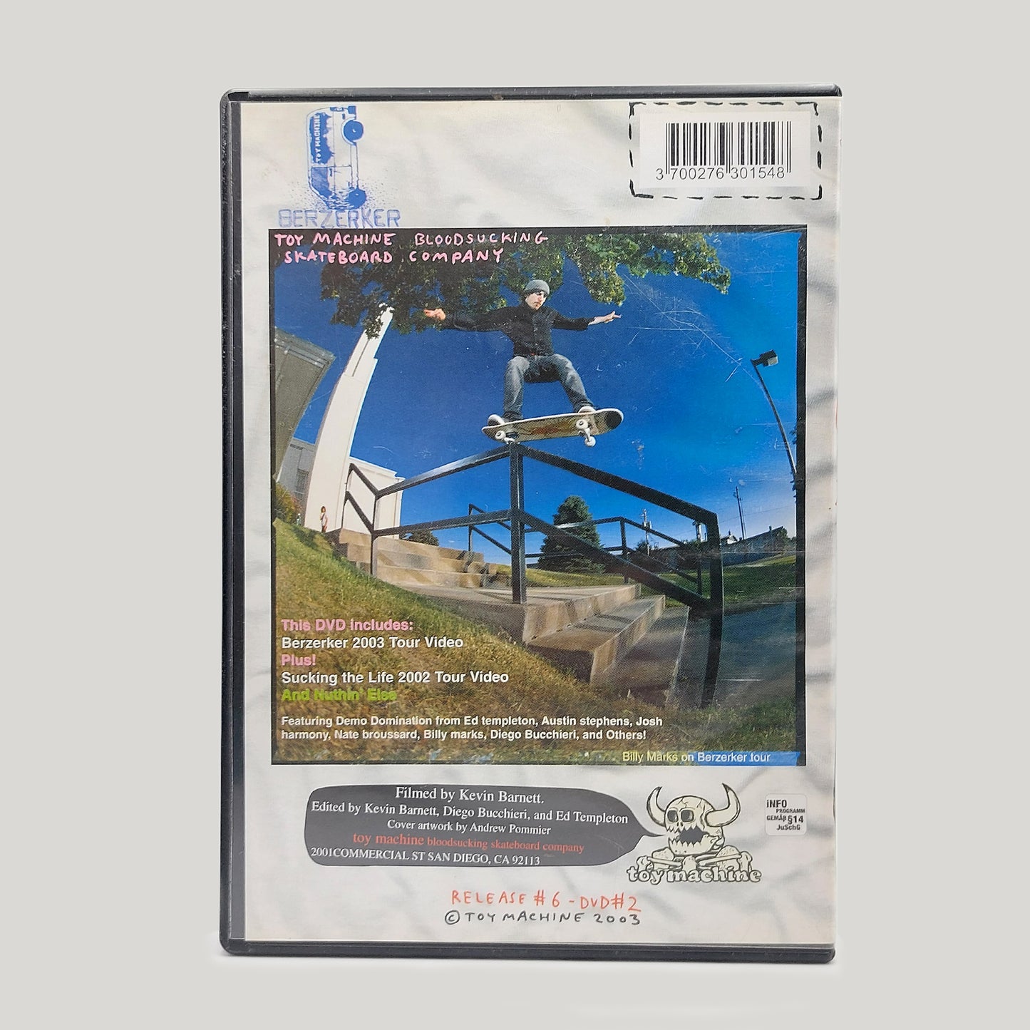 Toy Machine - Berzerker DVD