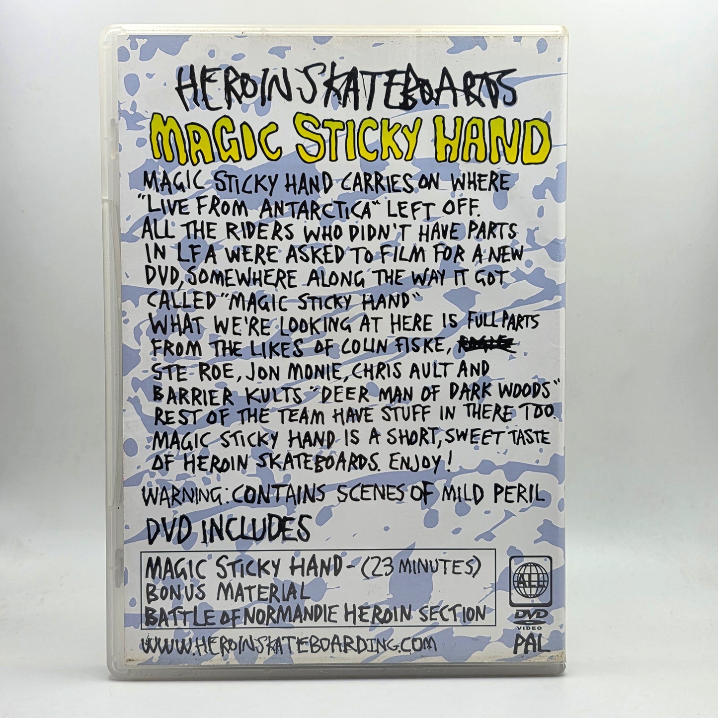 Heroin Skateboards - Magic Sticky Hand DVD