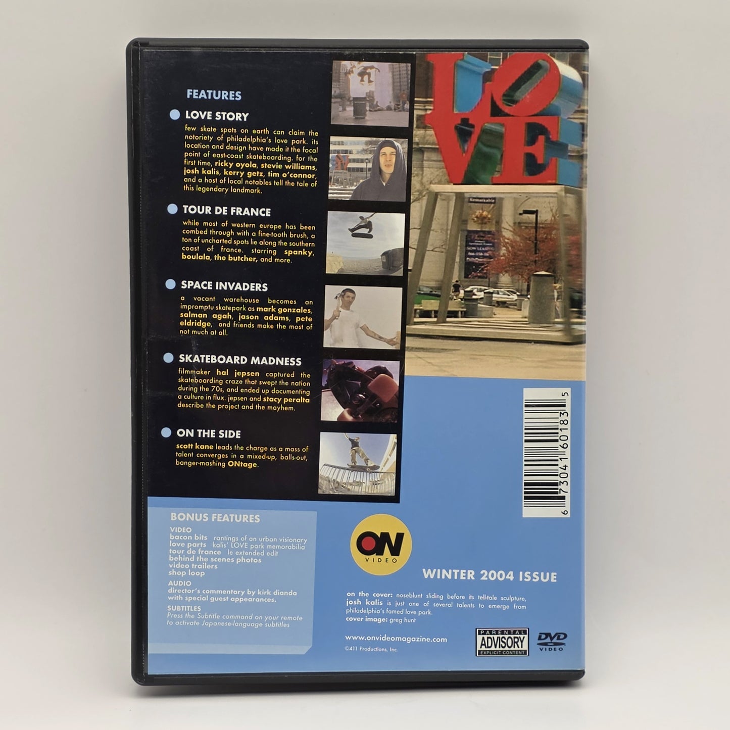 On Video Skateboarding - Winter 2004 - Love Park Issue DVD