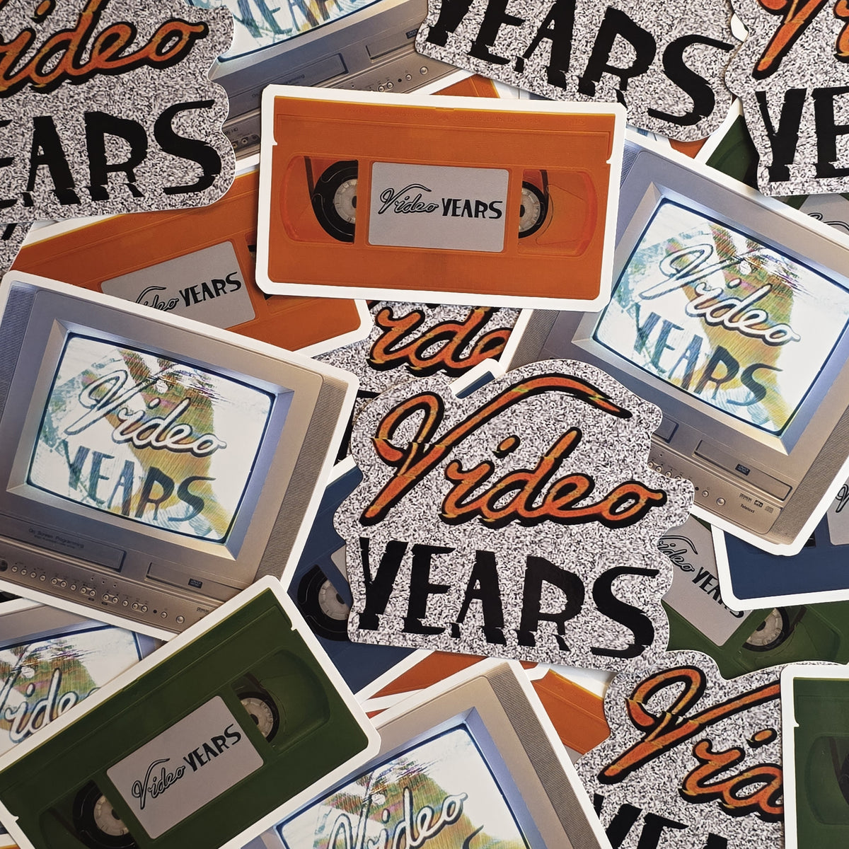 Analogue VHS Sticker Set - Video Years