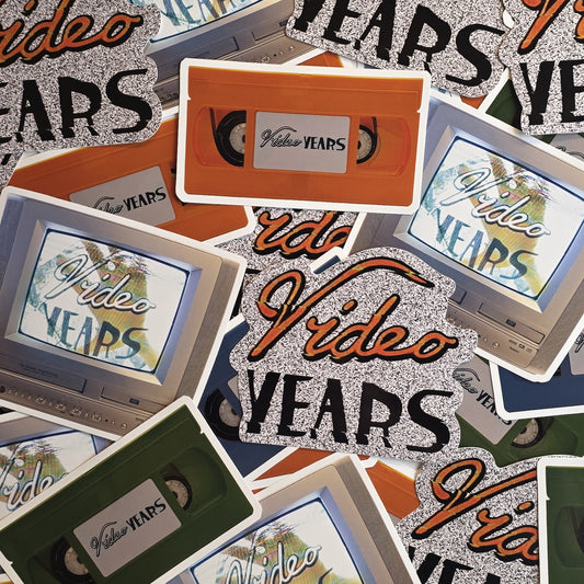 Analogue VHS Sticker Set - Video Years