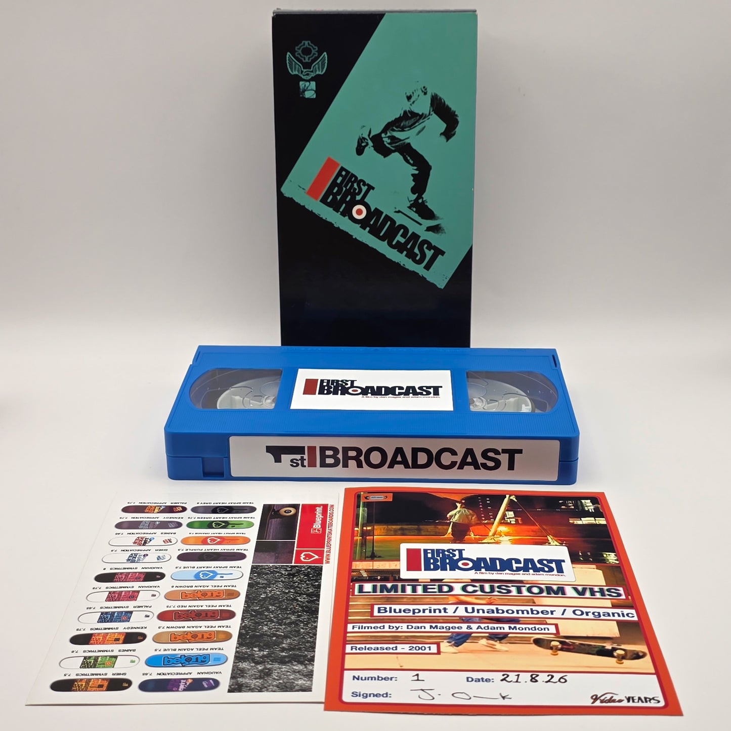 Custom Blue VHS - Blueprint First Broadcast (#1)
