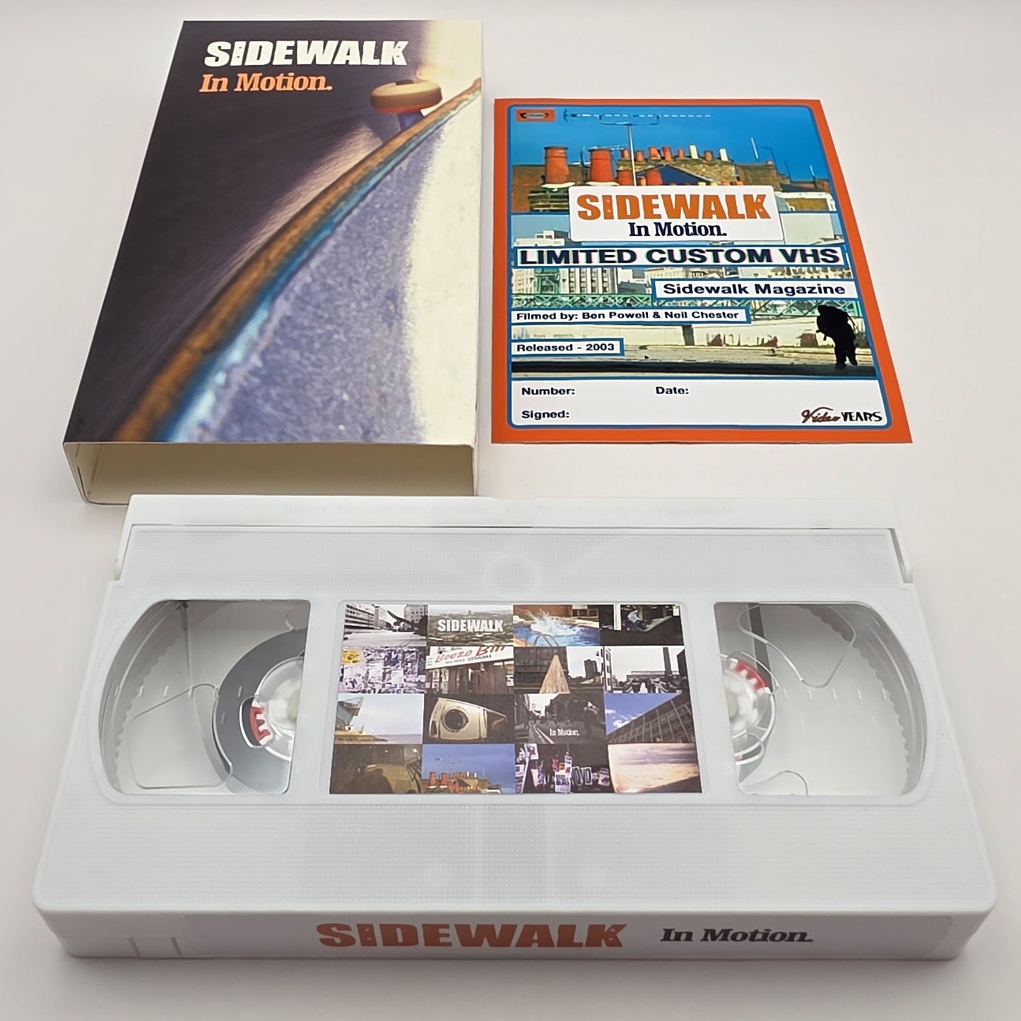 Custom White VHS - Sidewalk - In Motion