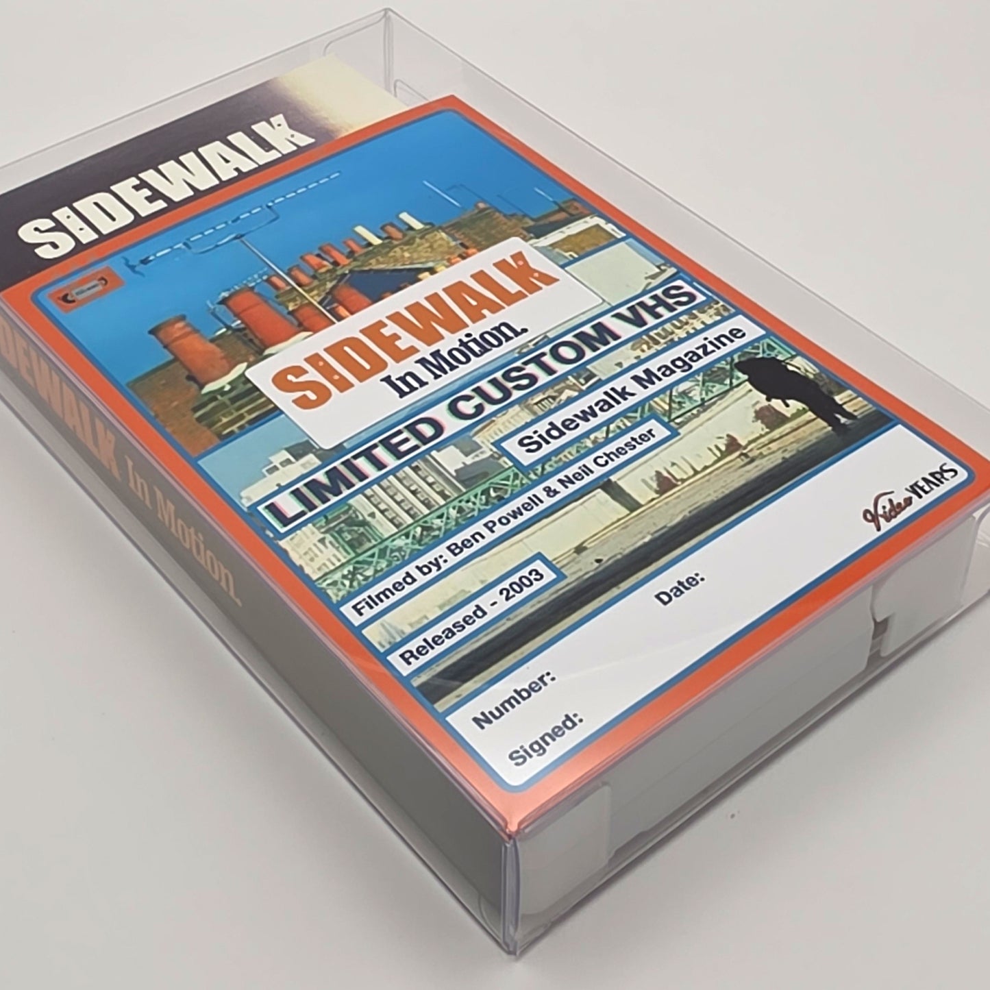 Custom White VHS - Sidewalk - In Motion