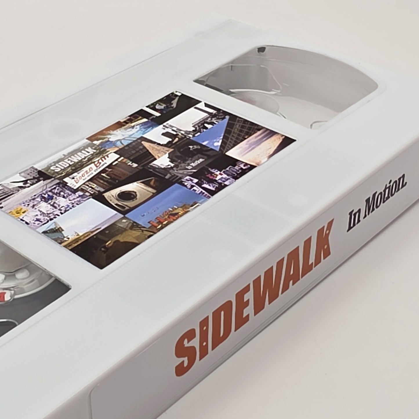 Custom White VHS - Sidewalk - In Motion