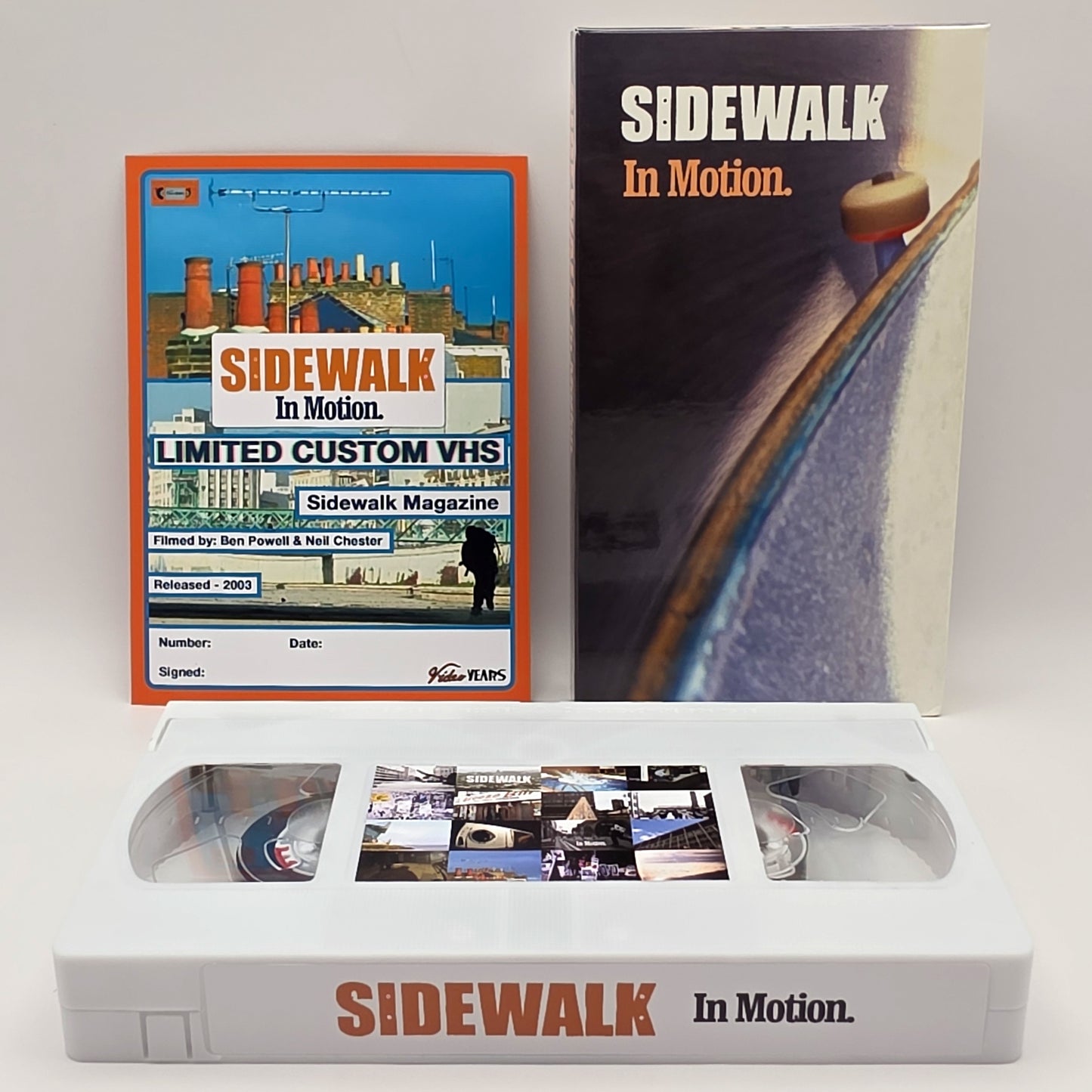 Custom White VHS - Sidewalk - In Motion