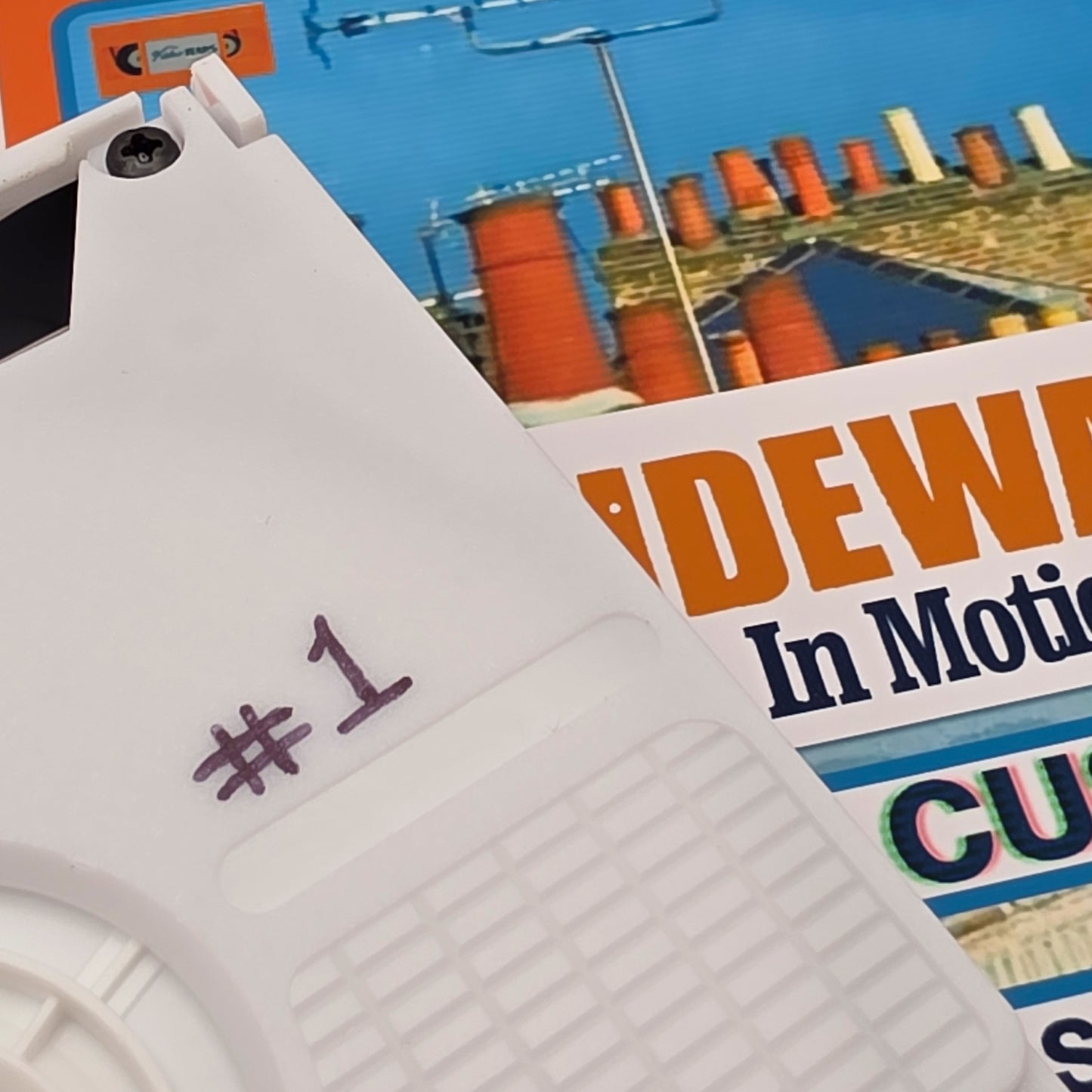 Custom White VHS - Sidewalk - In Motion