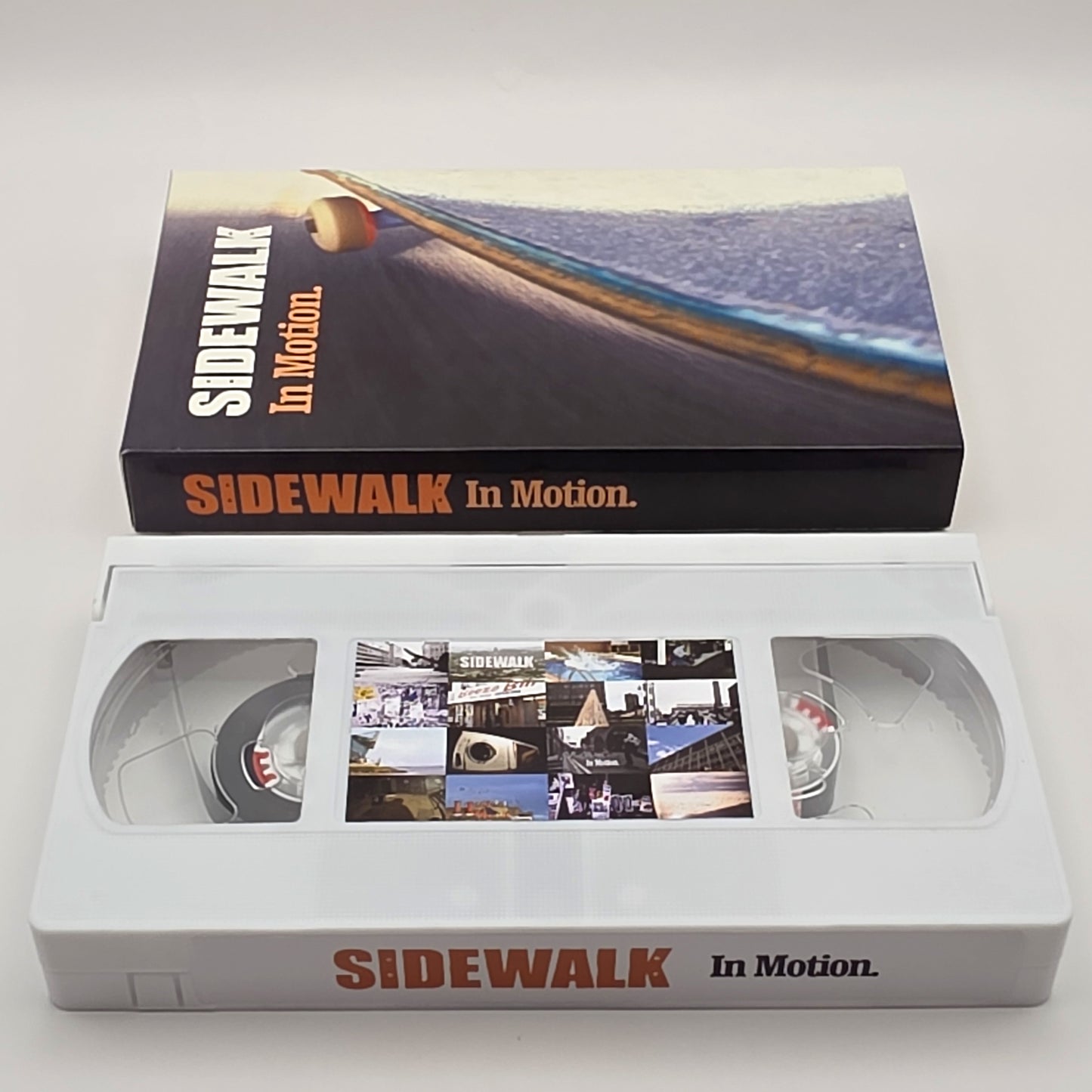 Custom White VHS - Sidewalk - In Motion