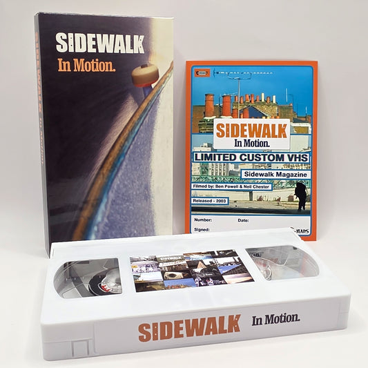 Custom White VHS - Sidewalk - In Motion