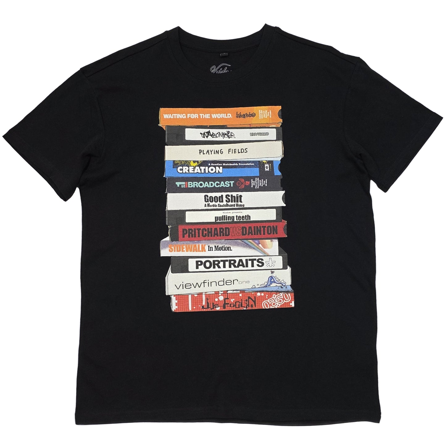 Video Years - UK Skate VHS Tribute T-shirt (Black)