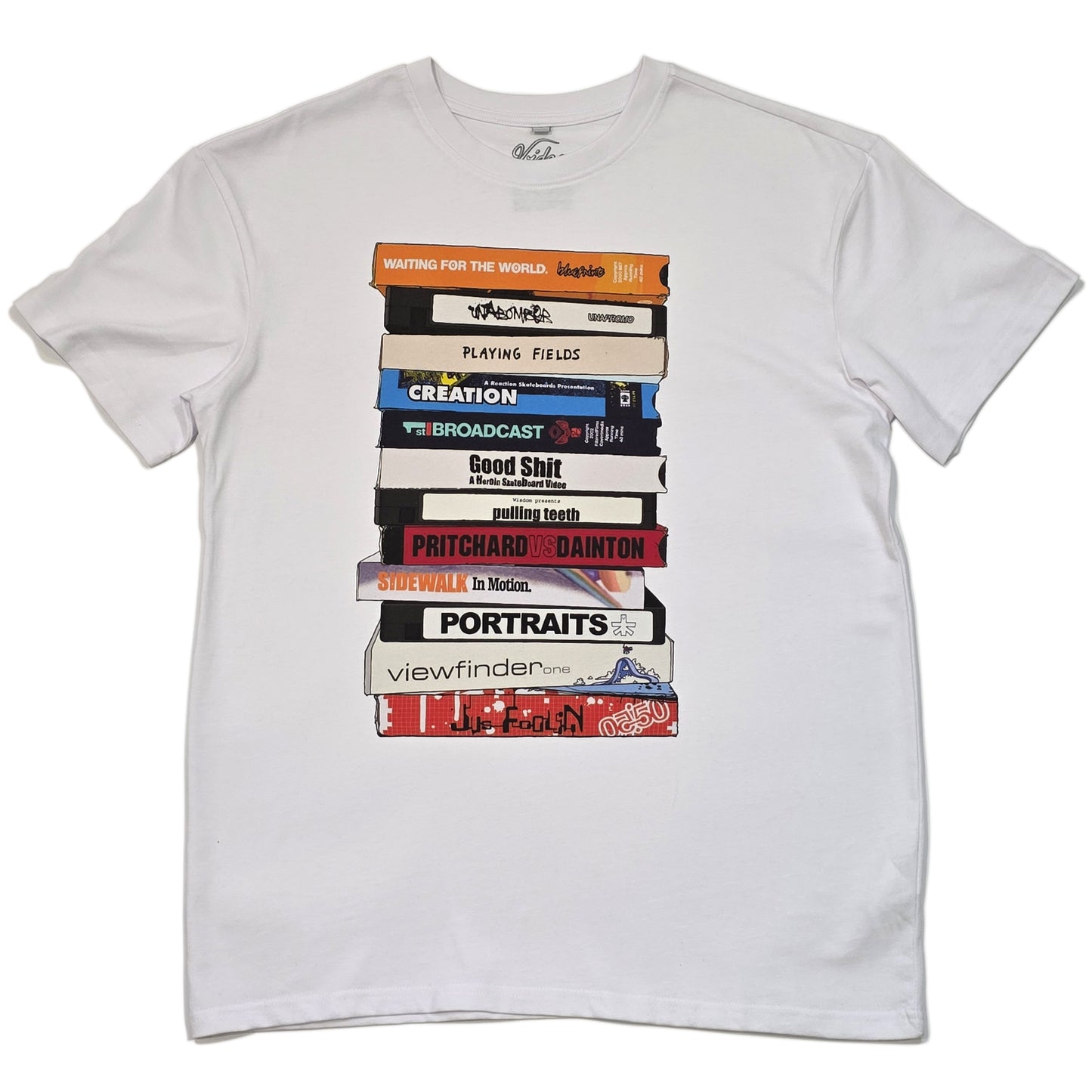 Video Years - UK Skate VHS Tribute T-shirt (White)