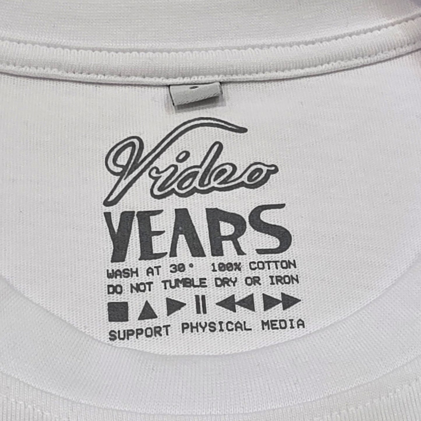 Video Years - UK Skate VHS Tribute T-shirt (White)