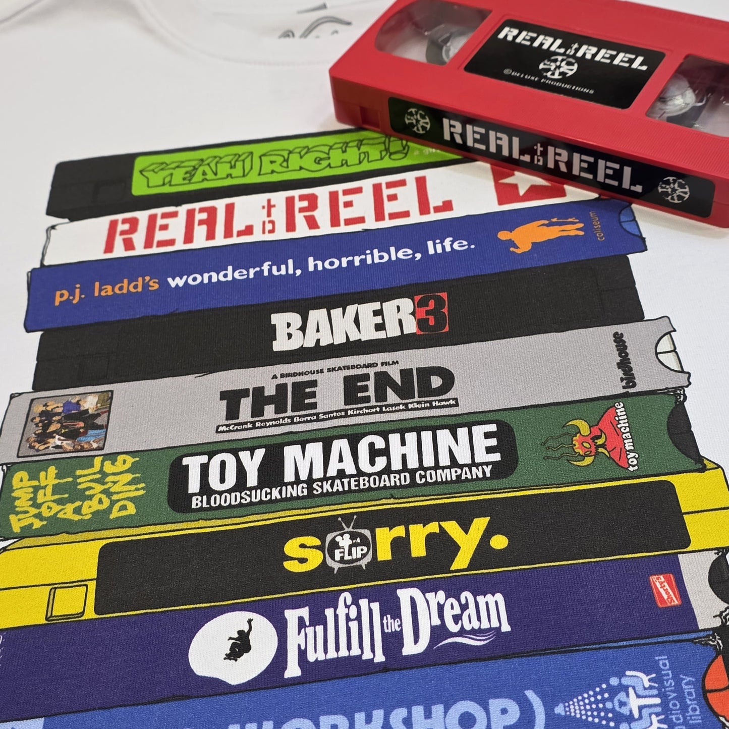 Video Years - Skate VHS Tribute T-shirt (White)