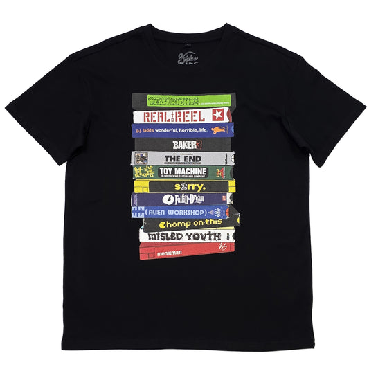Video Years - Skate VHS Tribute T-shirt (Black)