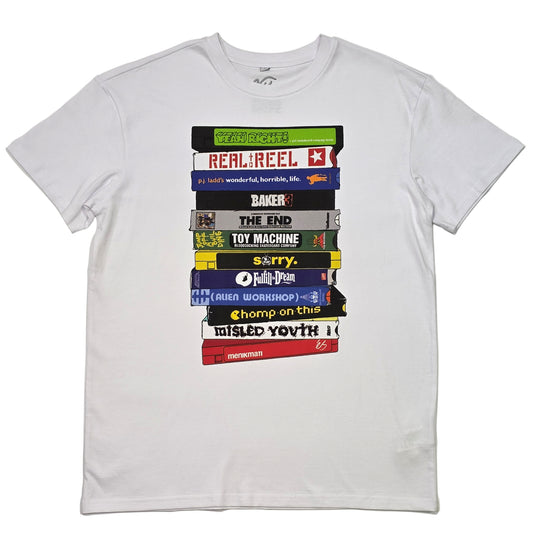 Video Years - Skate VHS Tribute T-shirt (White)