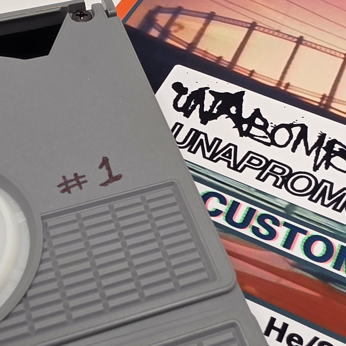 Custom Grey VHS - Unabomber - UNAPROMO