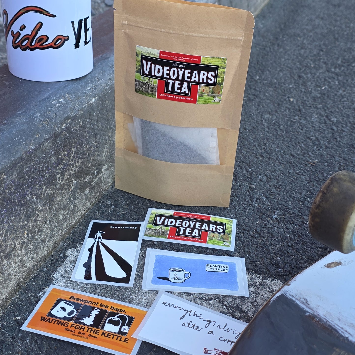 Video Years Stickers & Tea Pack
