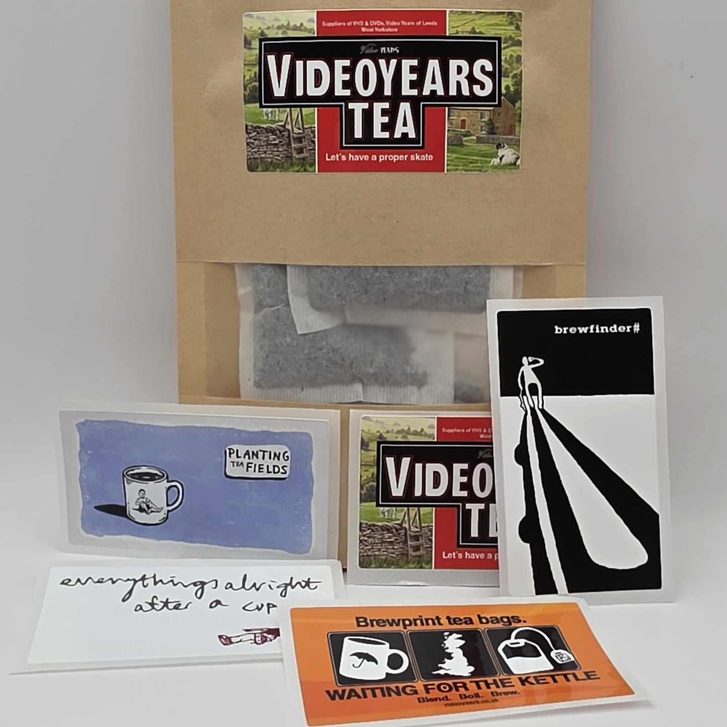 Video Years Stickers & Tea Pack