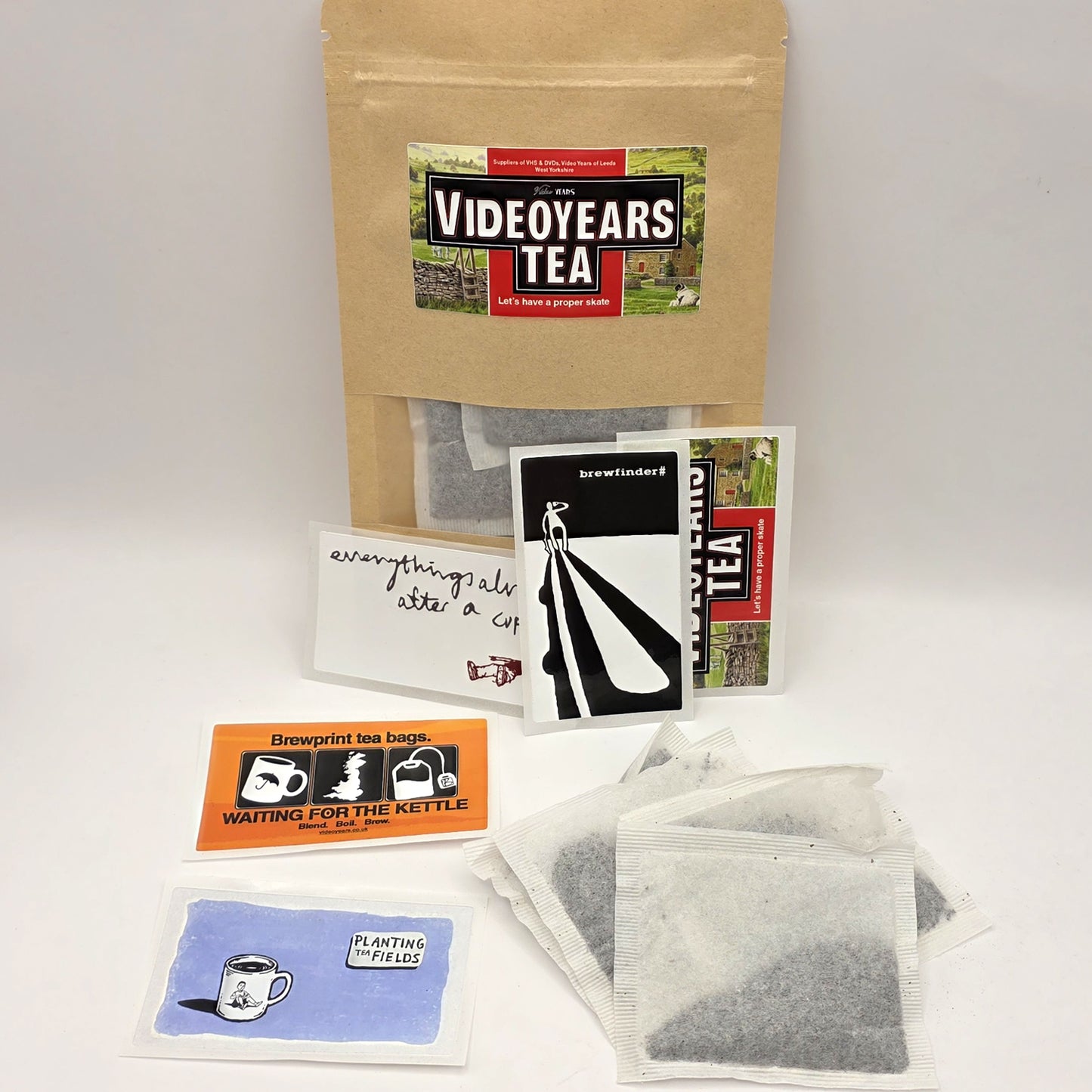 Video Years Stickers & Tea Pack
