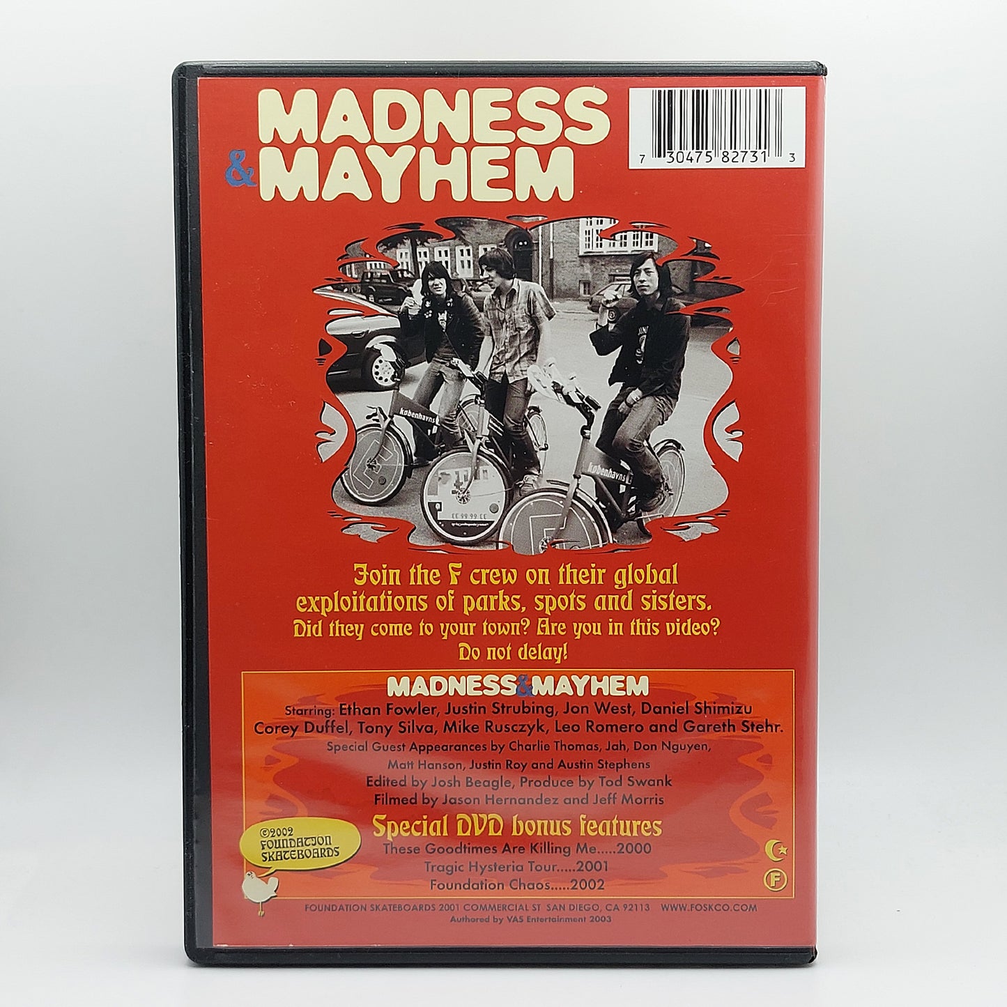 Foundation - Madness & Mayhem DVD