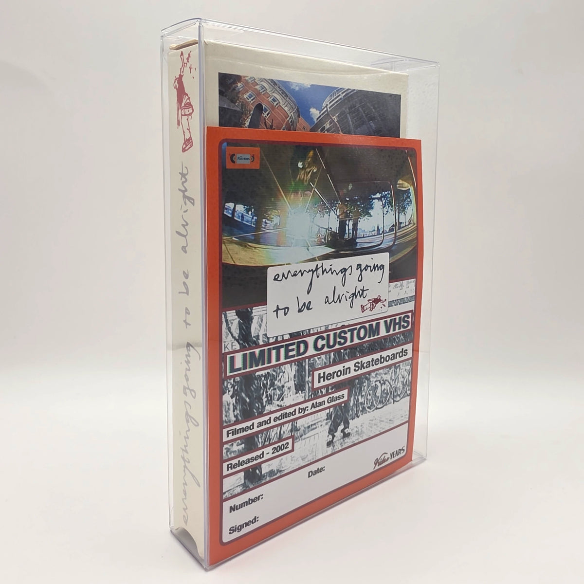 Custom Maroon VHS - Heroin - Everythings Going To Be Alright
