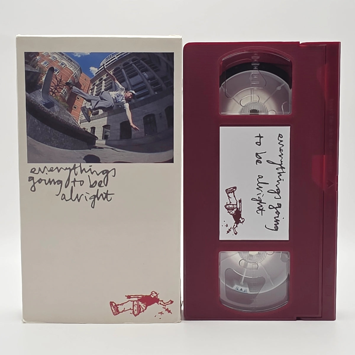 Custom Maroon VHS - Heroin - Everythings Going To Be Alright