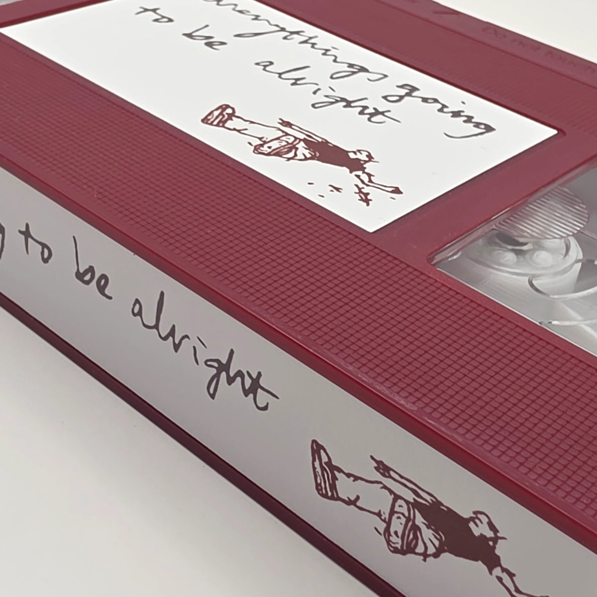 Custom Maroon VHS - Heroin - Everythings Going To Be Alright