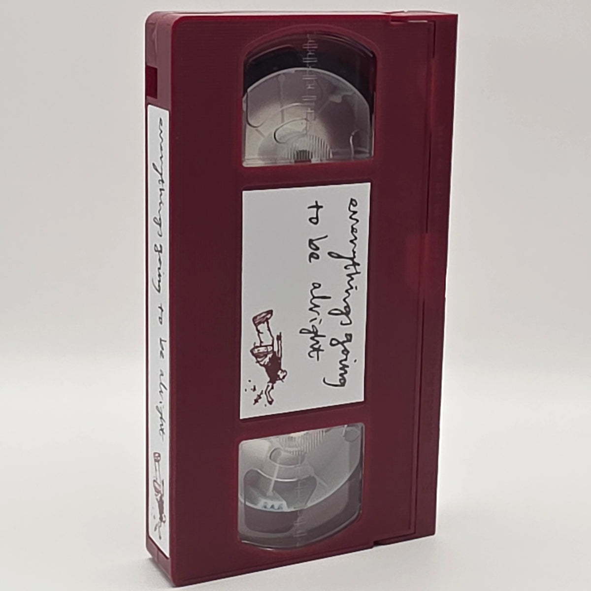 Custom Maroon VHS - Heroin - Everythings Going To Be Alright
