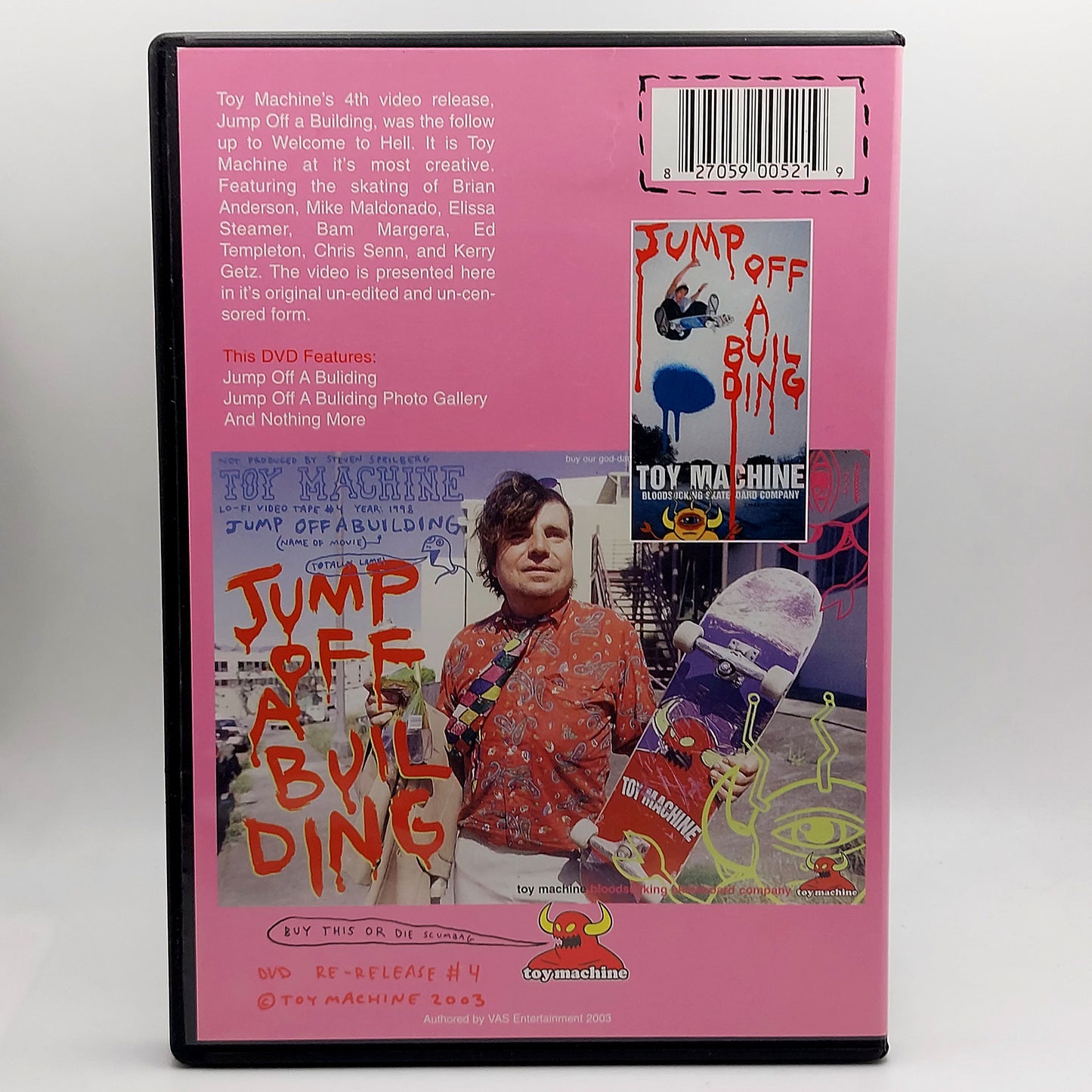 Toy Machine - Jump Off A Building DVD